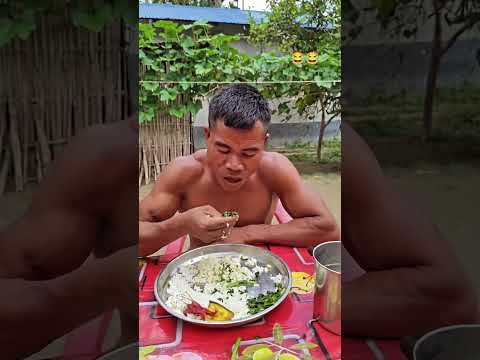 Desi Khana 😋🤤 #viralvideo #food #villagerlifestyle #youtubeshorts #desihomegym