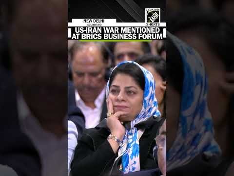 MUST WATCH! Pezeshkian mentions US-Iran war at BRICS Business Forum in PM Modi, Putin’s presence