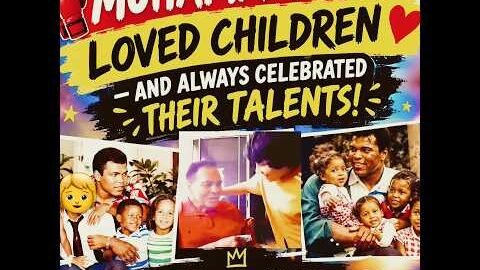 MUHAMMAD ALI LOVED CHILDRENS & ALWAYS CELEBRATED THEIR TALENT‼️👏🧒#mohammad #ali #shorts #usa #uk