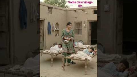 Sadia Aapi Wakes Up Her 5 Siblings 😂 | Desi Village Family Morning Routine
