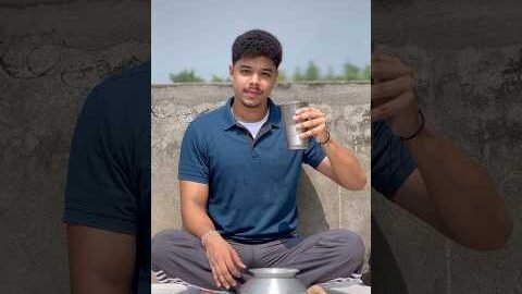 Comment me btao yeh Konsi lassi hai🔥desi energy drink😋#desi #haryana #desilife #rajput #viral