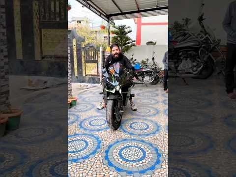 Youtubers Own Superbike Kawasaki Ninja H2 | #shorts #uk07rider #jattprabhjot