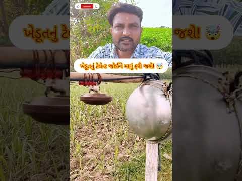 ખેડૂતનું અદ્ભુત Desi Jugaad! 😱 પક્ષી ભગાડવાની 100% દેશી Trick #farming #tricks #birds #animals #desi