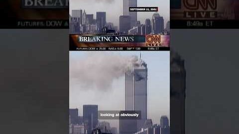 The moment CNN first reported 9/11 attacks
