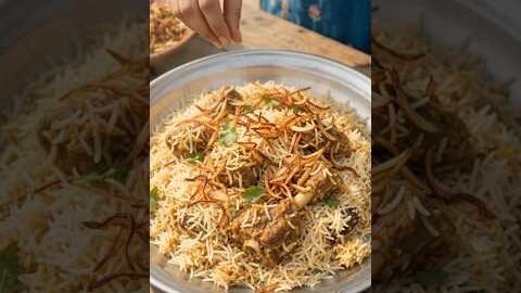 Fatima Ne Banaya Mutton Dum Pukht Biryani Aur Masala Raita  | Desi Mutton Dum Pukht Biryani #shorts