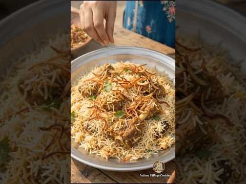 Fatima Ne Banaya Mutton Dum Pukht Biryani Aur Masala Raita  | Desi Mutton Dum Pukht Biryani #shorts