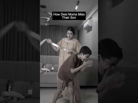 How Desi Moms Miss Their Son 🥺 #neetubisht #funny #lakhneet #comedy