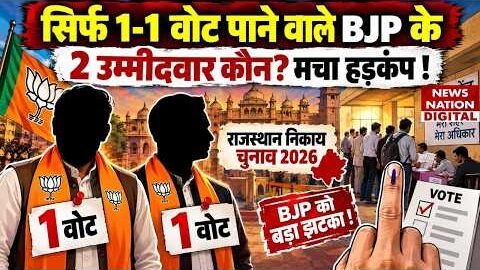 Rajasthan Nikay Chunav Result 2026 : 1 Vote पाने वाले BJP के 2 उम्मीदवार कौन? Congress |Kailashchand