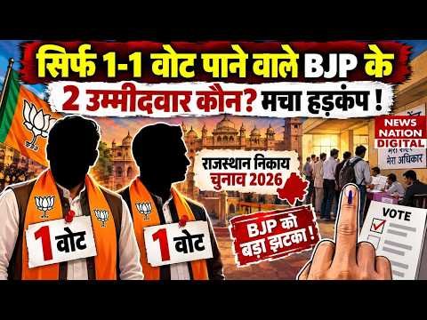 Rajasthan Nikay Chunav Result 2026 : 1 Vote पाने वाले BJP के 2 उम्मीदवार कौन? Congress |Kailashchand