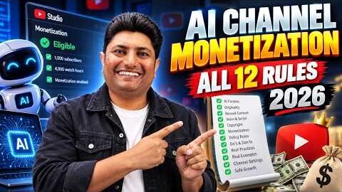 AI Channel Monetization Rules 2026 | How to Monetize an AI YouTube Channel – 12 Important Rules