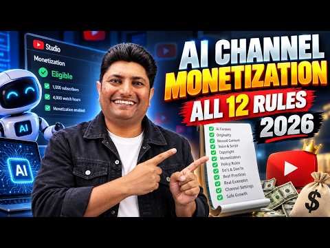 AI Channel Monetization Rules 2026 | How to Monetize an AI YouTube Channel – 12 Important Rules
