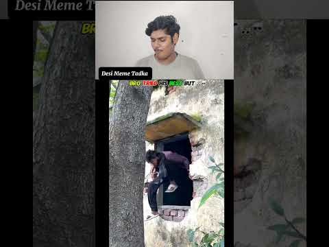 try not to laugh 🤣🤣 || Desi Meme Tadka || part 132 || #shorts #reaction #trynottolaugh