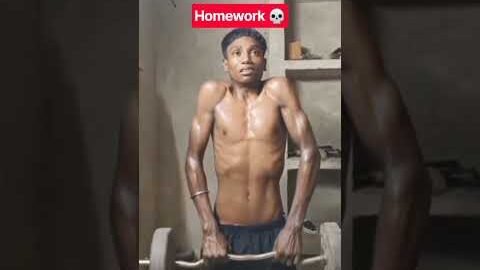 #desi💪💀 #homework  Daily workout # #youtubeshorts #trending #homeworkout