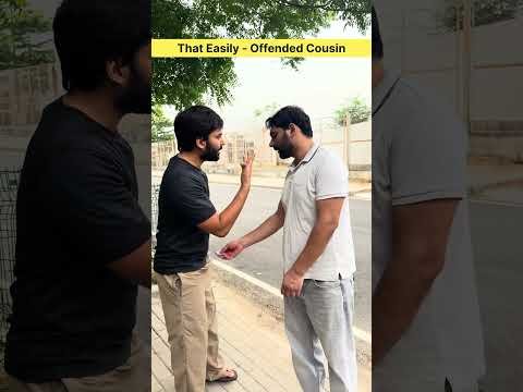That Easily-Offended Cousin #funny #comedy #relatable #desi #viral #shorts
