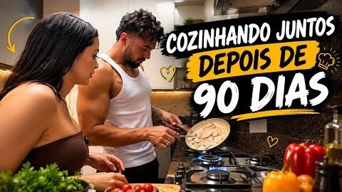FIZ A COMIDA PREFERIDA DELE! 😍* cozinhando juntos depois de 90 dias*