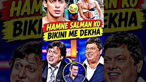 Salman Khan Shared A Hilarious Story 😂🤯 #bollywood #salmankhan #govinda #funny #shorts