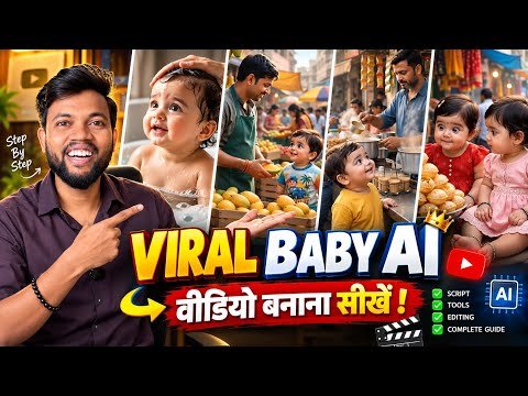 Viral Baby Ai Video Kaise Banaye | Instagram Trending Baby Ai Videos Banana Sikhen 🔥