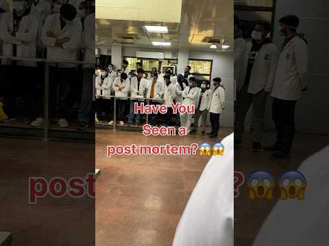 Ever seen a postmortem😱#minivlog #mbbs #students #neetmotivation #yt#viral #neet #college #jee #fun