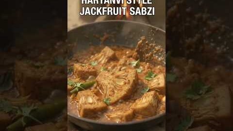 Haryanvi Style Jackfruit Curry | Traditional Haryana Village Cooking | 90s Desi Recipe