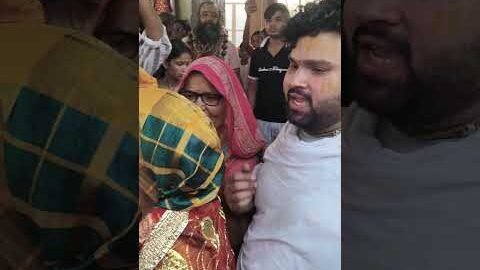 राधे राधे राधे राधे राधे राधे #Barsana#short bhakti#video#desi Gopi#Rottweiler#🙏🦚