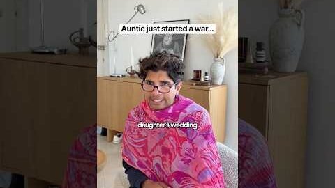 is auntie feeling jealous? 👀💍 #shorts #auntie #desi #realitytv