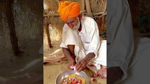 रेगिस्तान में बनाया दोपहर का नाश्ता 🥰 #food #desi #rajsthan #villagelife #namikin#registhan#youtube