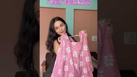 Farshi kurtis are so comfortable 😍 #trendingshorts #indianfashion #trending #viral #grwm #desi