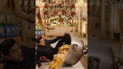 Dulhan hai ya WWE ki champion? 😂 #wwe #biryani #wedding #desi #bride #lays #funny #fyp #viral