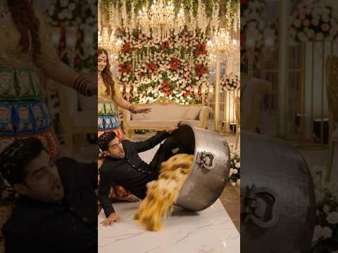 Dulhan hai ya WWE ki champion? 😂 #wwe #biryani #wedding #desi #bride #lays #funny #fyp #viral