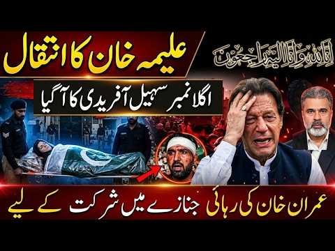 Aleema Khan Jail Death Claim Goes Viral | Sohail Afridi Next? Imran Khan Release Update