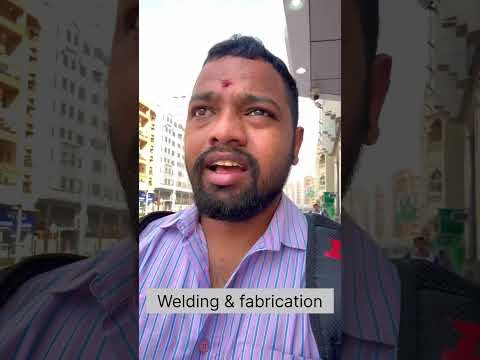Welding & fabrication job in Dubai salary ????|| harish Dubai vlogs || #youtubeshorts #viral #jobs