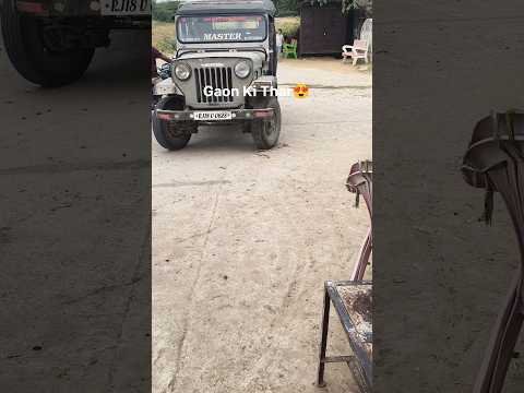 गांव की थार 😍 #gaon #thar #rajasthan #village #travel #desi #car #safar #sukoon #shorts #reels