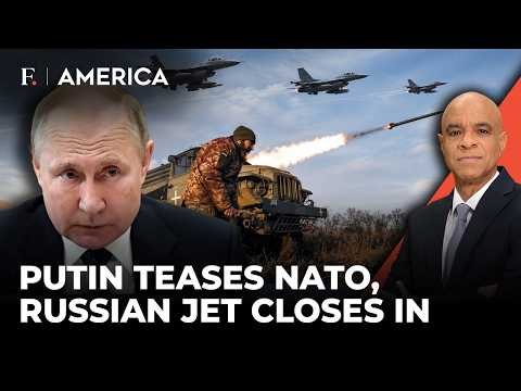 Putin’s Aircraft Spotted: NATO Allies Rush Fighter Jets In Panic | Firstpost America