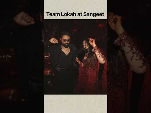 Team Lokah was also at Ahaana Nimish Sangeet 😳 #ahaanakrishna #nimishravi #shorts #viral #trending