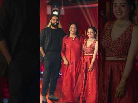 Nimish Ravi Family 😍❤️ #ahaanakrishna #nimishravi #sangeet #shorts #viral #trending