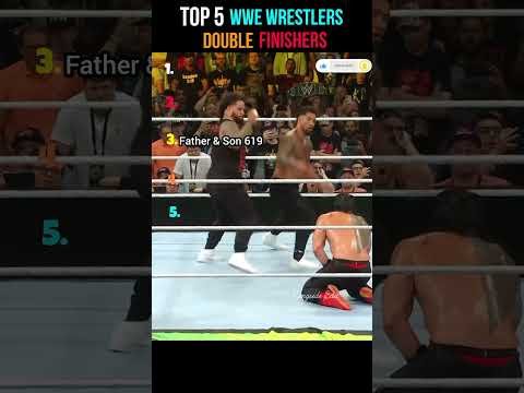 😨😱Ranking WWE Wrestlers Double Finishers Pt3🔥 #wwe #wrestling #wwe2k22 #wrestlemania