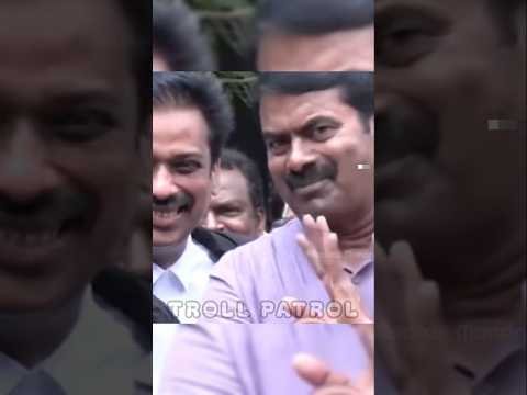 seeman funny speech 😹#todaytrending #viralshorts #todaynews #tamilnews #vijay #stalin #troll