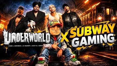 Subway and new surfers gaming and Punjabi song ll official song video ll underworld song #viralvideo
