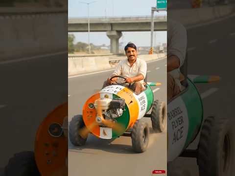 Desi Jugaad se Banai Chalne Wali Gadi! 🚜🔥