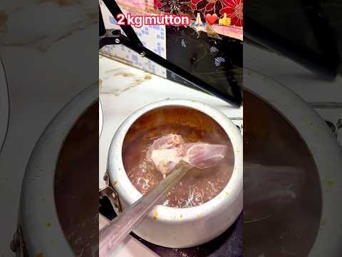 2 kg mutton ๐๐ป๐ #desi #food #muttonrecepi #spicy #foodie #cooking