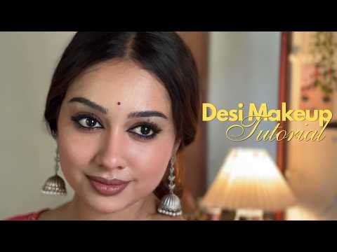 Beginner-friendly desi makeup tutorial 🦢✨🪷