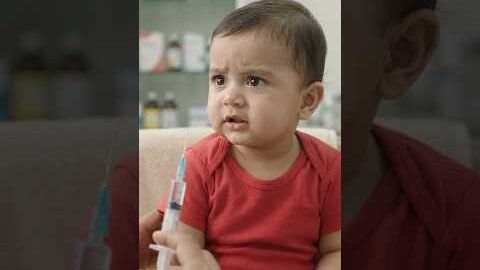 😂 Cute Baby Funny Comedy 😂 | Desi Baby Ke Mast Jokes 🤣 | AI Funny Shorts #Shorts