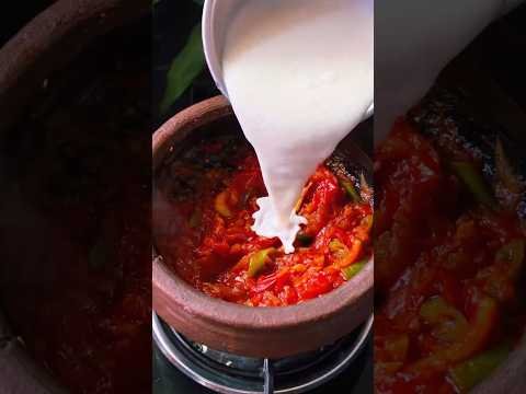 😋Homemade Thakkali Moru Curry | Kerala Style Cooking 🍅 തക്കാളി മോരു കറി😻
