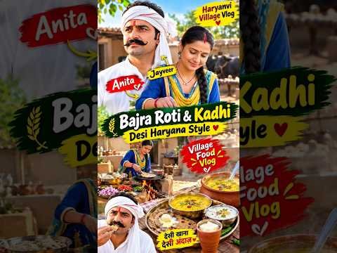 Anita’s Village Morning Routine ❤️ | Desi Haryana Vlog | Bajra Roti & Kadhi #shorts
