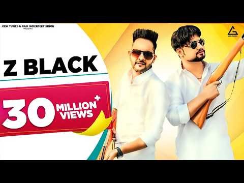 Z BLACK – Lyrical Video | MD | KD Desi Rock | Ghanu Music | Divya Jangid | Haryanvi Song