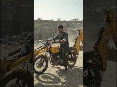 🔥 Mini JCB Machine Attached to Bike | Unique Desi Jugad”​#desibikers #jcb #trending #viral #ytshorts