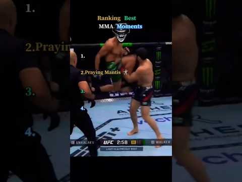 Ranking best💀🔥 M.M.A Moments #shorts #trending