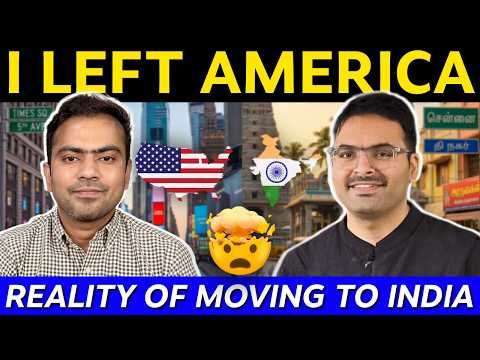 🇺🇸 USA Vs India 🇮🇳 The REALITY of Moving Back to India 🤯(NRI Journey) ✈️