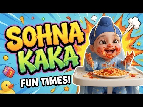 Sohna Kaka (ਸੋਹਣਾ ਕਾਕਾ) | New Punjabi Poem for Kids | Funny & Playful Baby Song |