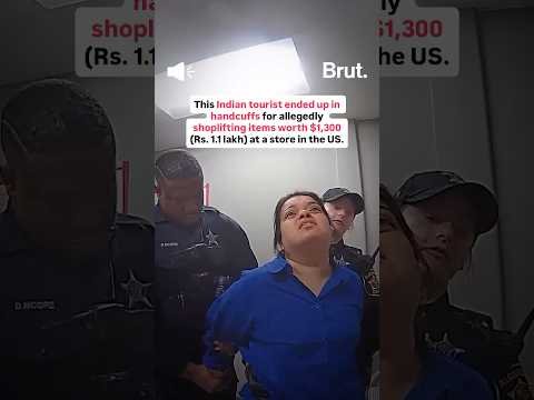 Watch how an Indian woman found herself in trouble in the US over an alleged shoplifting incident…
